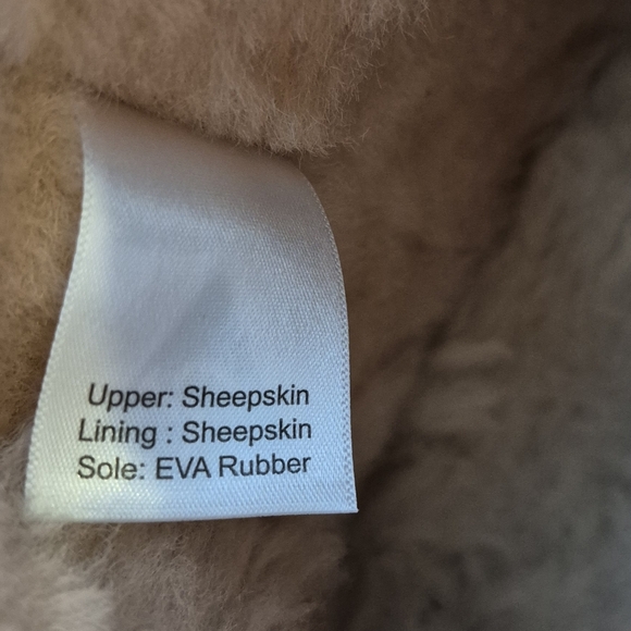 UGG Australian Pink Merino Sheepskin Platform Mini Boots with Silk Bow - Size 9 - Picture 14 of 16